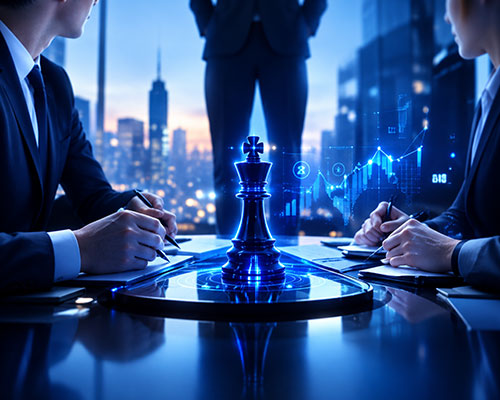 Business leaders planning a transformation
